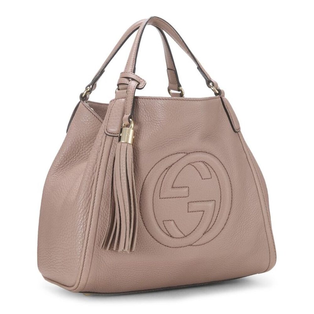 Gucci Pink Leather Soho Convertible Shoulder Bag Small (Authentic Pre-Loved) - Picture 3 of 5